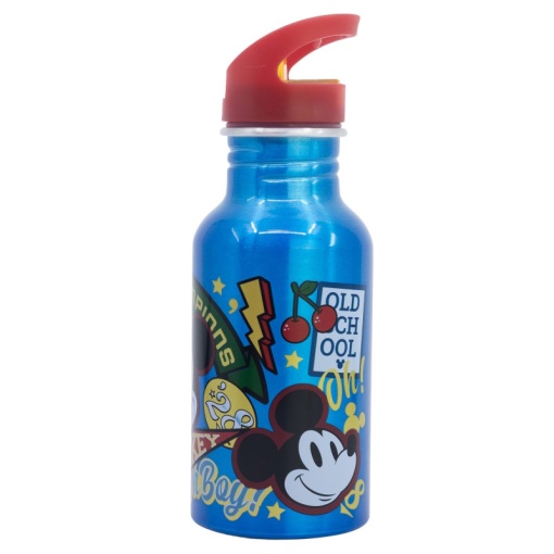 Garrafa nevada de alumínio com bico Disney Mickey True Champions 545ml