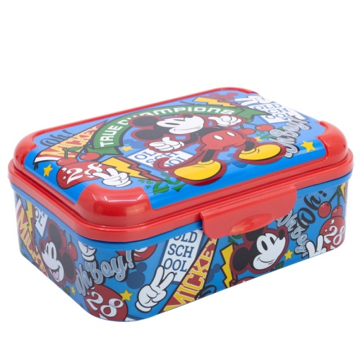 Caixa de lanche asker Disney Mickey True Champions