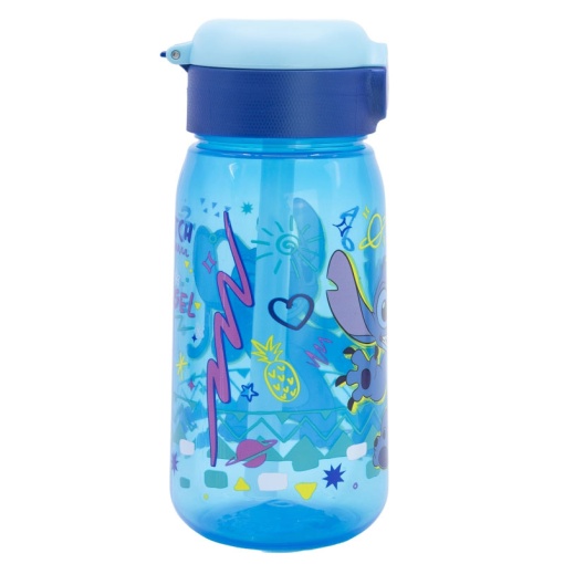 Garrafa active com palhinha Disney Stitch DRAWING 510ml