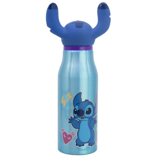 Garrafa de alumínio com tampa 3D Disney Stitch DRAWING 690ml