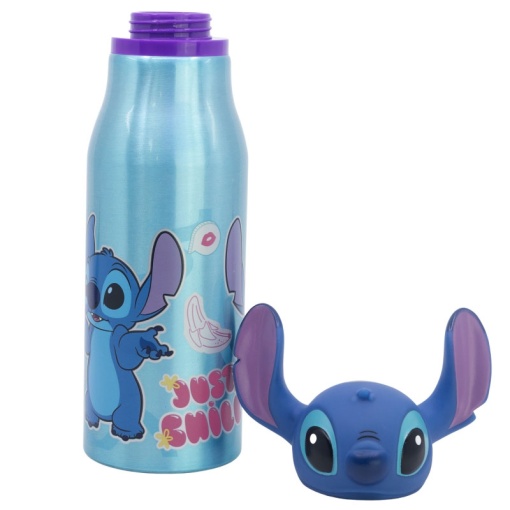 Garrafa de alumínio com tampa 3D Disney Stitch DRAWING 690ml