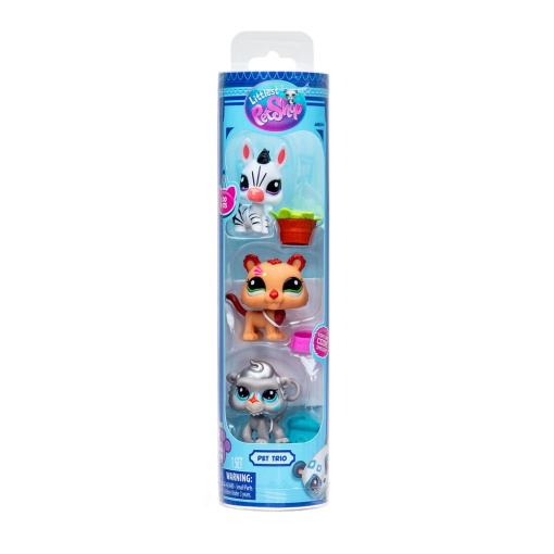 LITTLEST PET SHOP mascotes zoo (pack 3 unidades) BANDAI