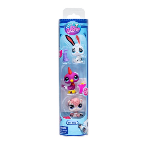 LITTLEST PET SHOP mascotes parque (pack 3 unidades) BANDAI