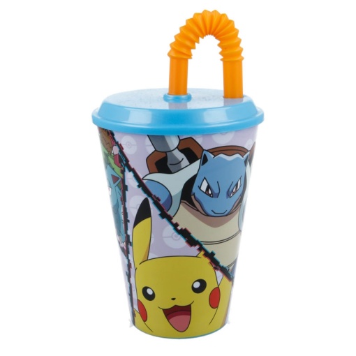 Copo easy sport com tampa e palhinha Pokémon Distortion 430ml