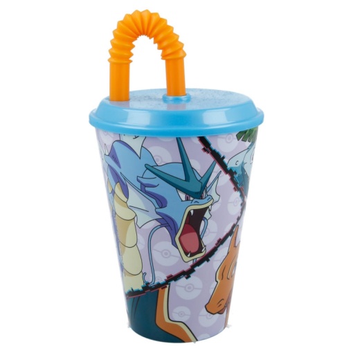 Copo easy sport com tampa e palhinha Pokémon Distortion 430ml