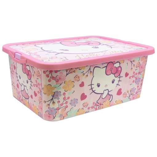Caixa de arrumação Hello Kitty 13 litros
