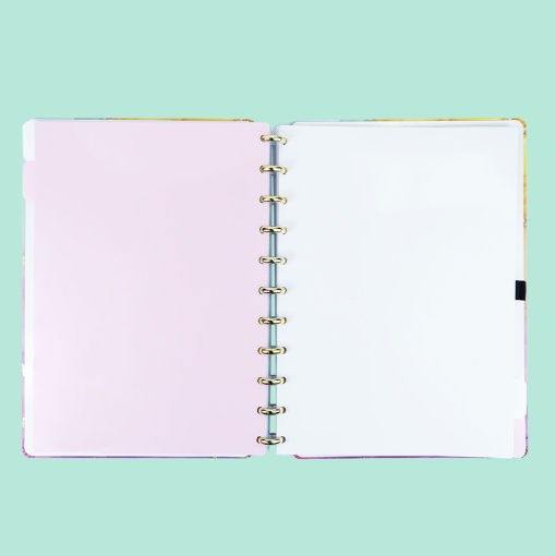 CADERNO INTELIGENTE grande (215x280mm) pautado Aurora by Luara