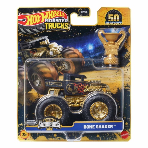 HOT WHEELS Monster Trucks Bigfoot Trophy Champions 1:64 sortido Mattel JDV96