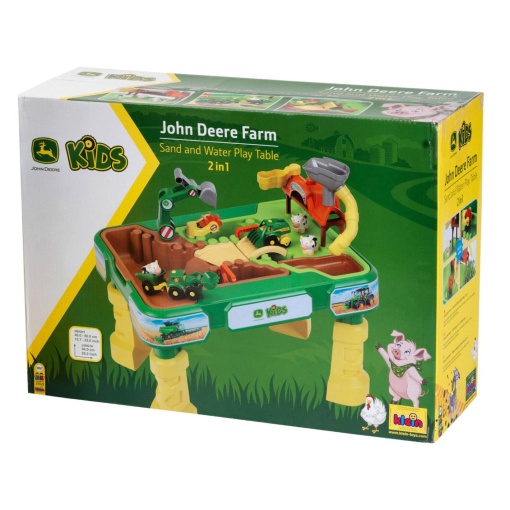 Quinta JOHN DEERE - mesa de brincadeira com areia e água KLEIN