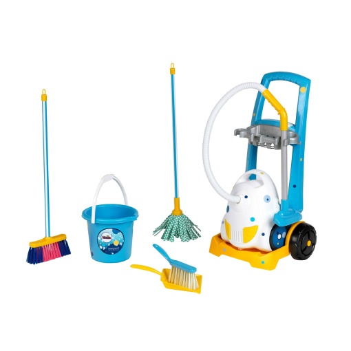 Aspirador com carrinho de limpeza 7 peças KLEIN