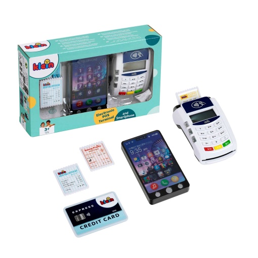 Terminal de pagamento e smartphone com função de pagamento contactless KLEIN