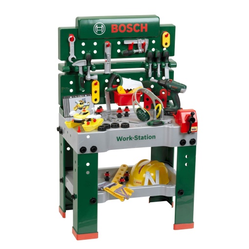 Bancada de trabalho com 81 acessórios BOSCH Klein