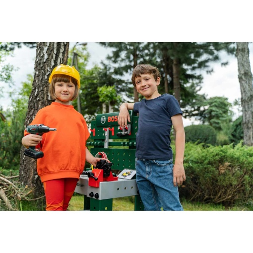 Bancada de trabalho com 81 acessórios BOSCH Klein