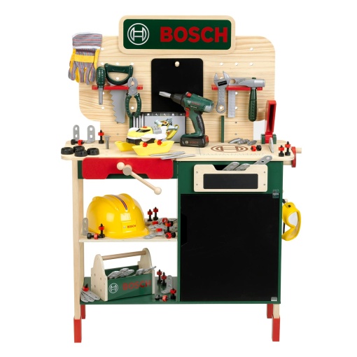 Bancada de trabalho com 100 acessórios BOSCH Klein
