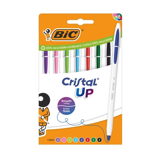 Esferográfica BIC Cristal Up 1,2mm (8 unidades)