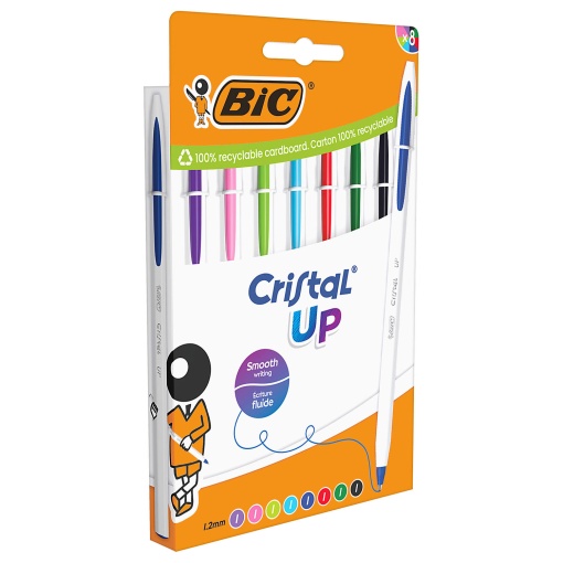 BIC Cristal Up 1.2mm Ballpoint Pen (8 units)