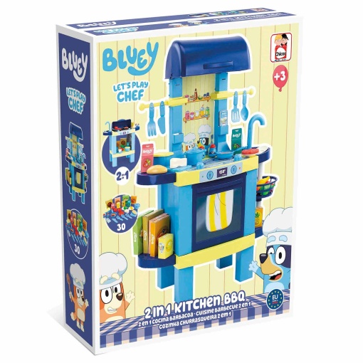 Cozinha BLUEY Let's Play Chef 2 em 1 CHICOS