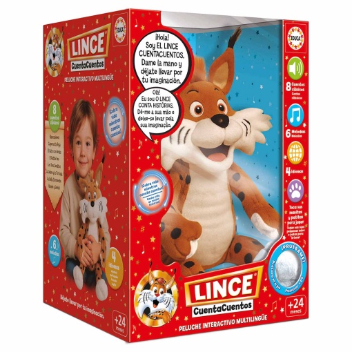 Lince conta histórias - Peluche interativo EDUCA