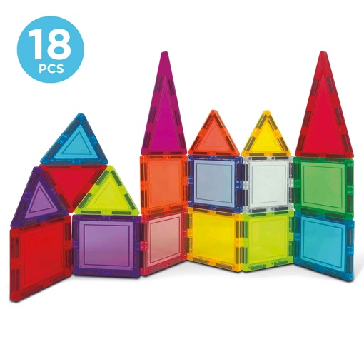 Pocket 18-piece magnetic building set EDUCA