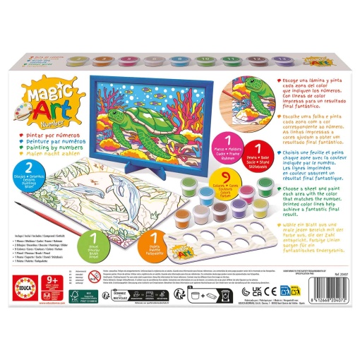 Magic Art Number - Sea Animals 9+ EDUCA
