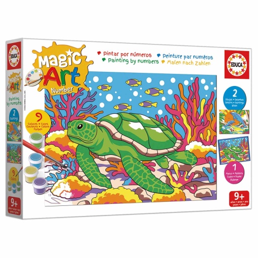 Magic Art Number - Sea Animals 9+ EDUCA