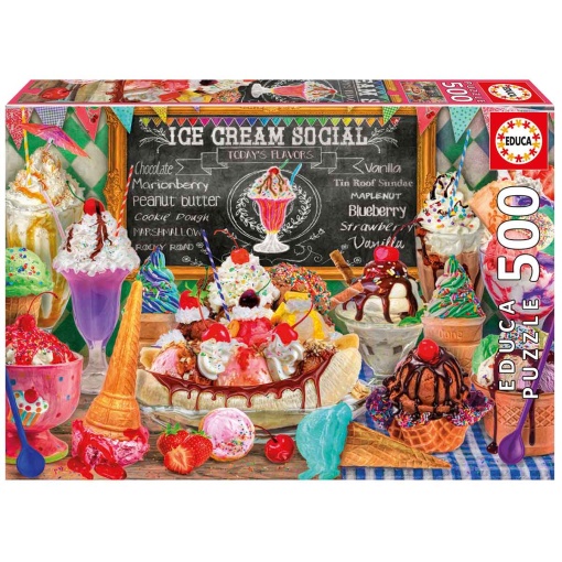 Puzzle EDUCA 500 peças loja de gelados