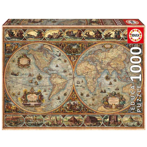 Puzzle EDUCA 1000 peças Orbis Terrarum