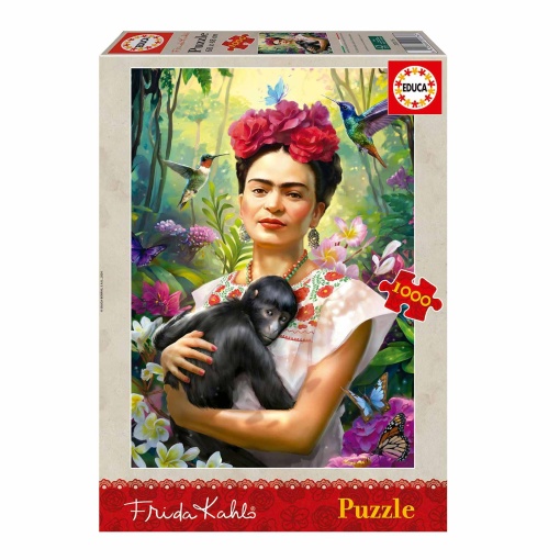 Puzzle EDUCA 1000 peças jardim da vida, Frida Khalo
