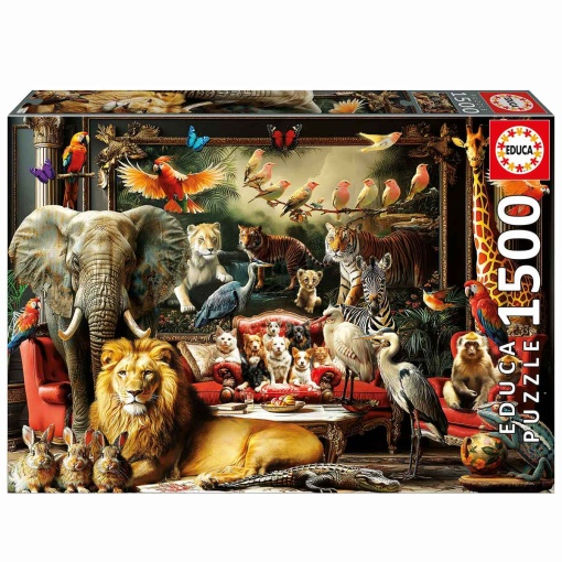 Puzzle EDUCA 1500 peças a mansão dos animais