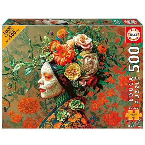 Puzzle EDUCA 500 peças XXL rainha lagarto