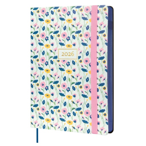 Agenda diária A5 2025 FINOCAM Joy Fiona com elástico