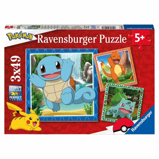 Puzzle RAVENSBURGER 3x49 peças Pokémon