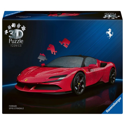 Puzzle 3D Iconics RAVENSBURGER 108 peças Ferrari SF90 Stradale