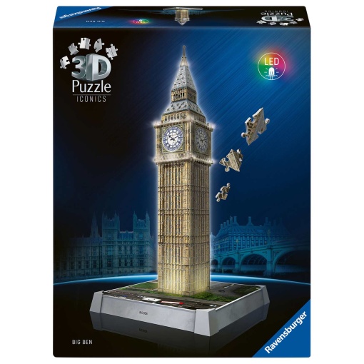 Puzzle 3D Iconics RAVENSBURGER 216 peças Big Ben