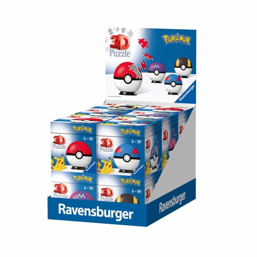 Puzzle Ball 3D RAVENSBURGER 54 peças Pokémon sortido