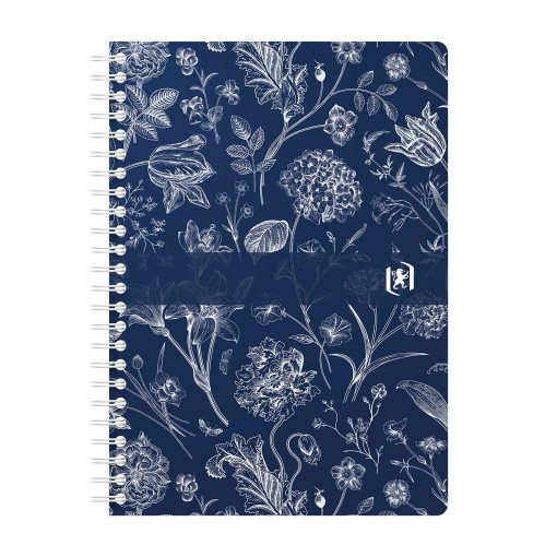A5 spiral cardstock notebook, Oxford Romance lined, 60 assorted sheets.