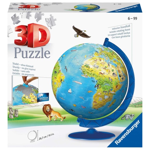 Puzzle Ball 3D RAVENSBURGER 180 peças globo