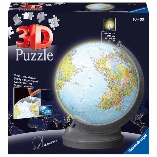 Puzzle Ball 3D RAVENSBURGER 540 peças globo com luz