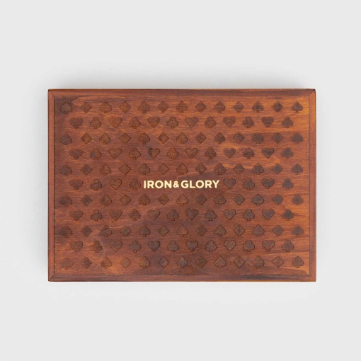 Big Deal - Conjunto cartas deluxe em caixa de madeira IRON & GLORY