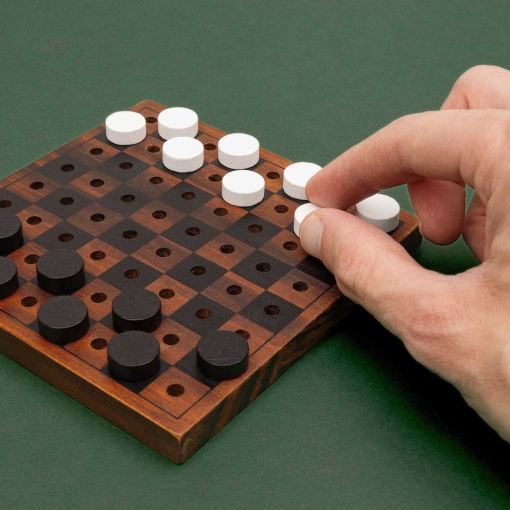 Checkmate - Xadrez e damas deluxe em madeira IRON & GLORY