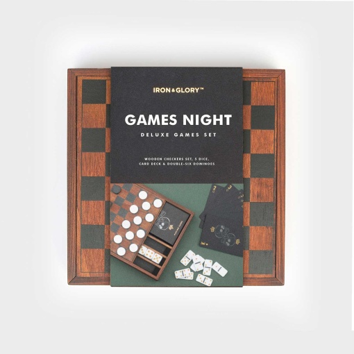 Games Night - Jogos deluxe em caixa de madeira IRON & GLORY
