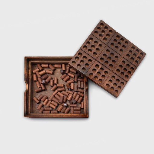 Sudoku deluxe em caixa de madeira IRON & GLORY