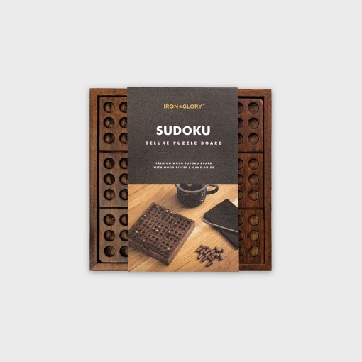 Sudoku deluxe em caixa de madeira IRON & GLORY
