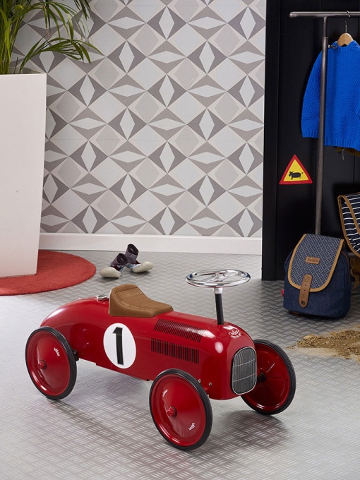 Andador carro vintage vermelho VILAC