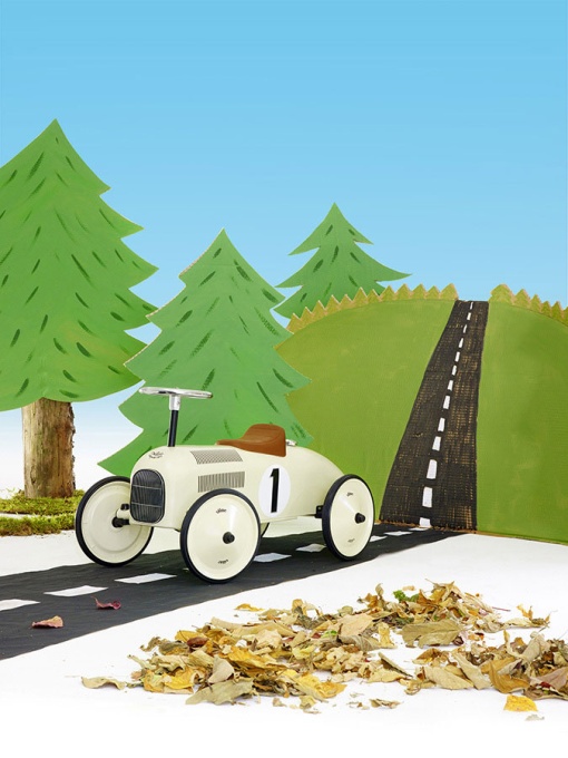 Andador carro vintage bege VILAC