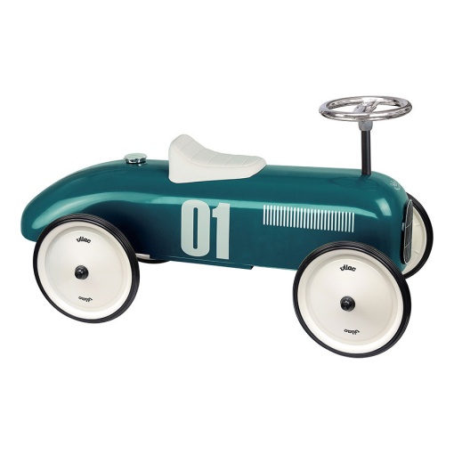 Andador carro vintage azul petróleo VILAC