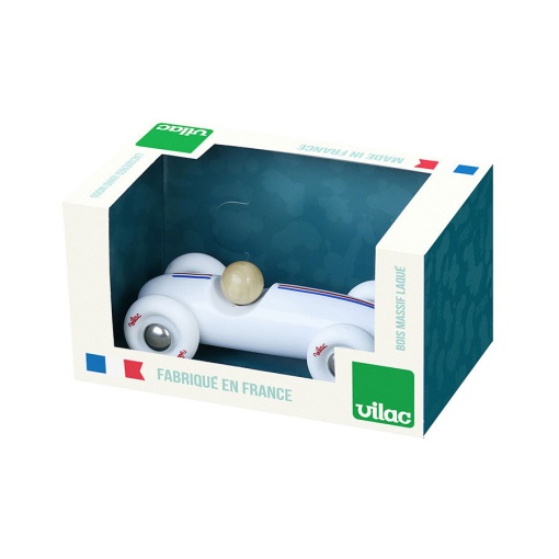 Carro de madeira Grand Prix vintage branco VILAC