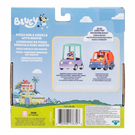 Bluey - Figura + veículo básico sortido