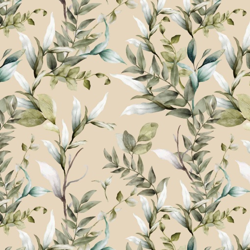 Papel de embrulho AMBAR clássico vintage 70x100cm olive leaves