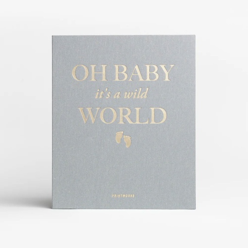 Photo album "Oh baby it's a wild world" 31x26cm PRINTWORKS